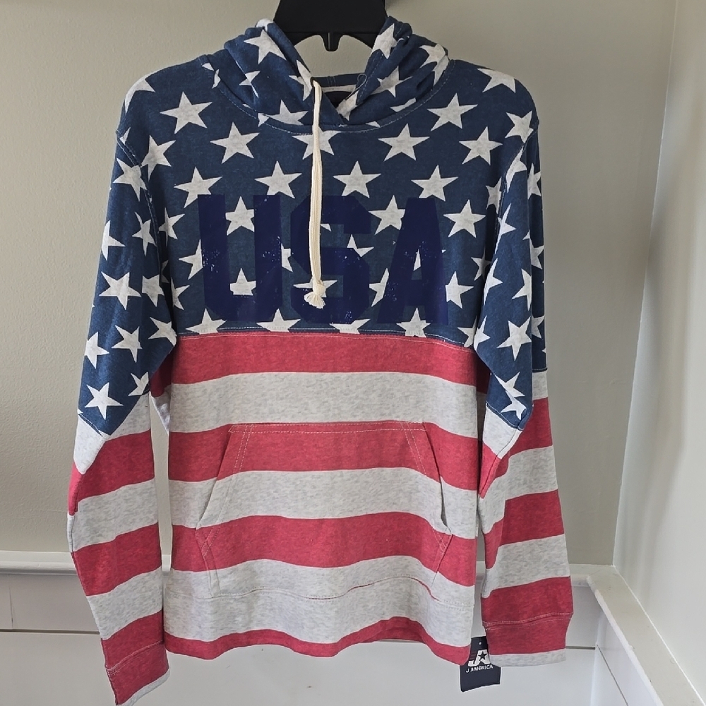 USA Flag Hoodie